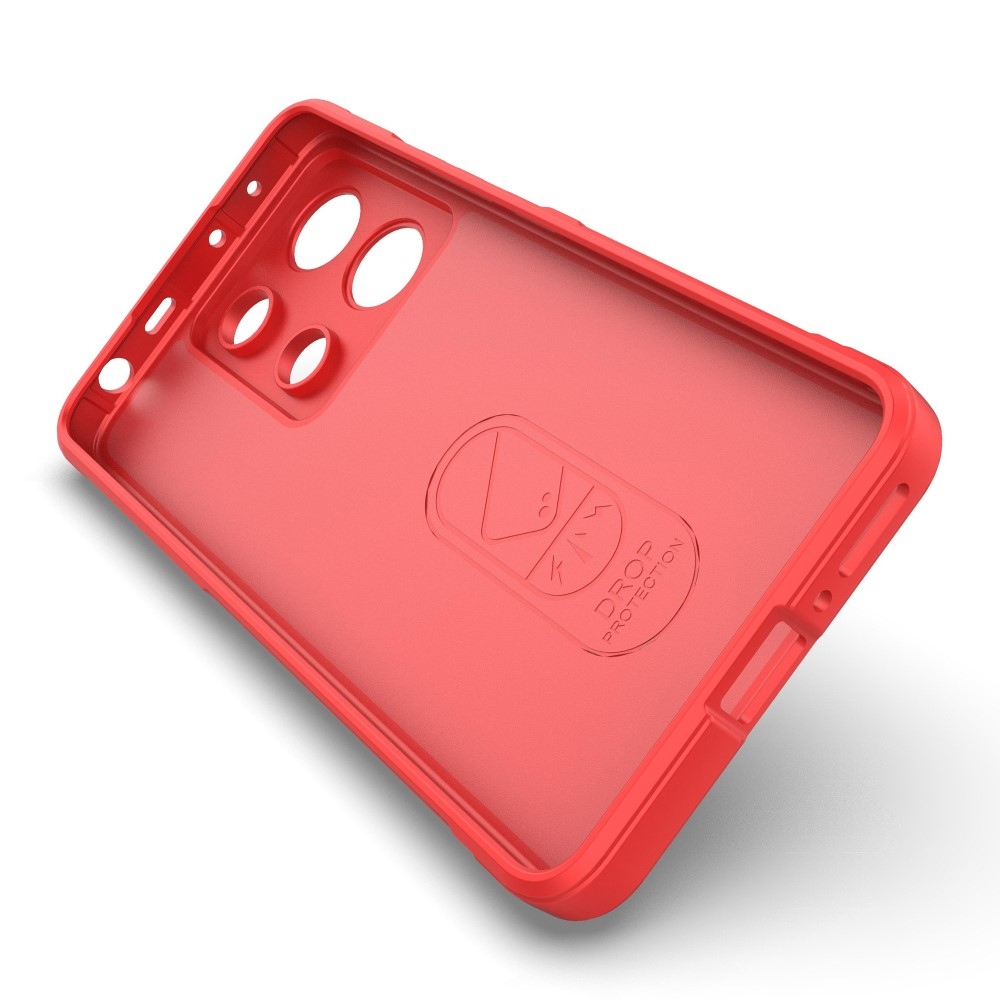 Rugg odolný gélový obal na Xiaomi Redmi Note 13 - červený