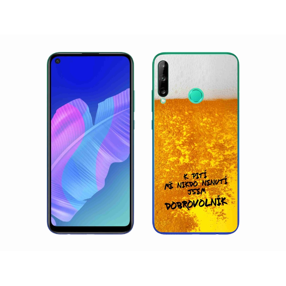 Gélový kryt mmCase na Huawei P40 Lite E - pivný motív 4