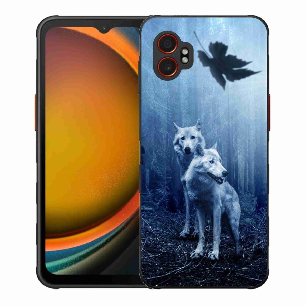 Gélový kryt mmCase na Samsung Galaxy Xcover 7 Pro - vlci v lese