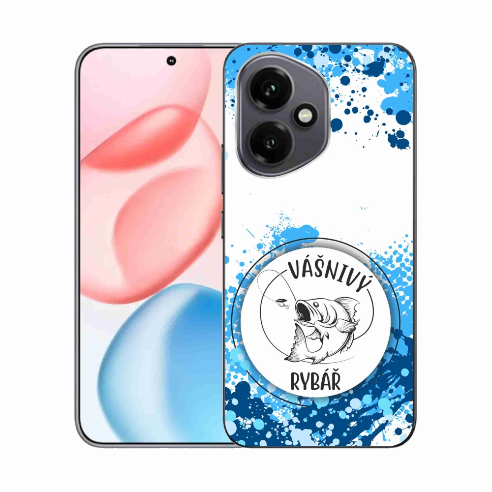 Gélový kryt mmCase na Honor 400 - vášnivý rybár biele pozadie