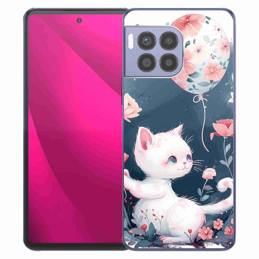 Gélový kryt mmCase na T-Mobile T Phone 2 Pro - mačiatko s balónikom