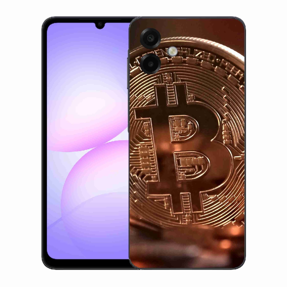 Gélový kryt mmCase na Samsung Galaxy A07 4G - bitcoin