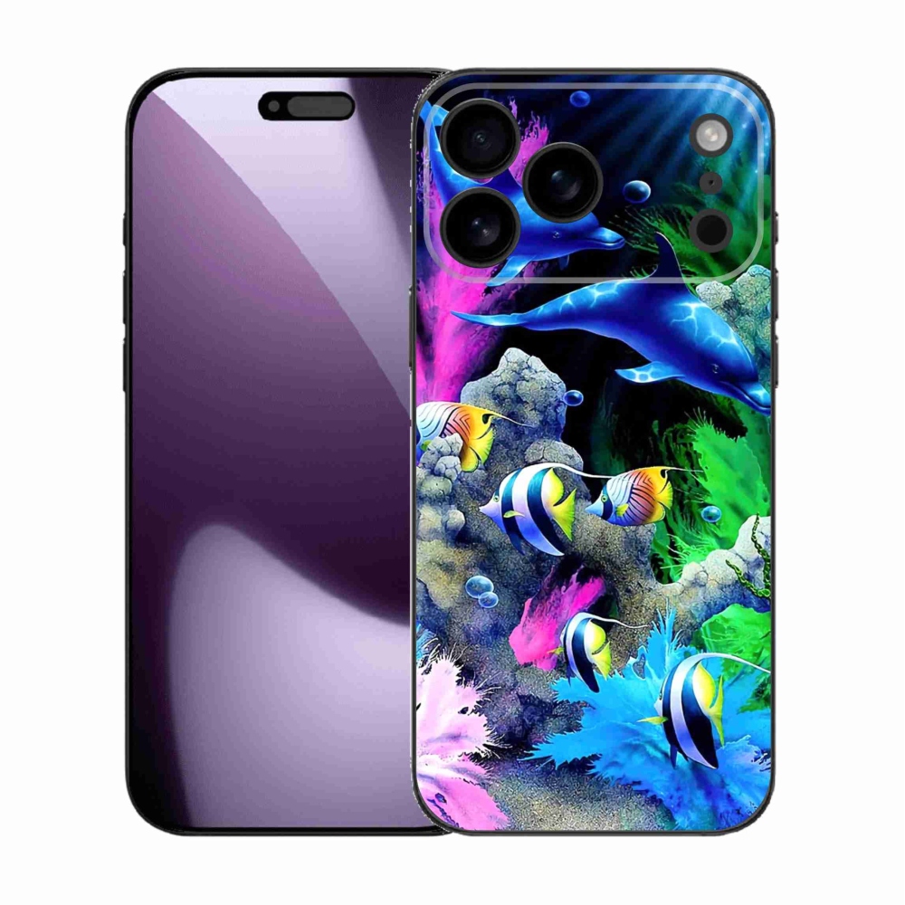 Gélový kryt mmCase na iPhone 17 Pro Max - morský svet