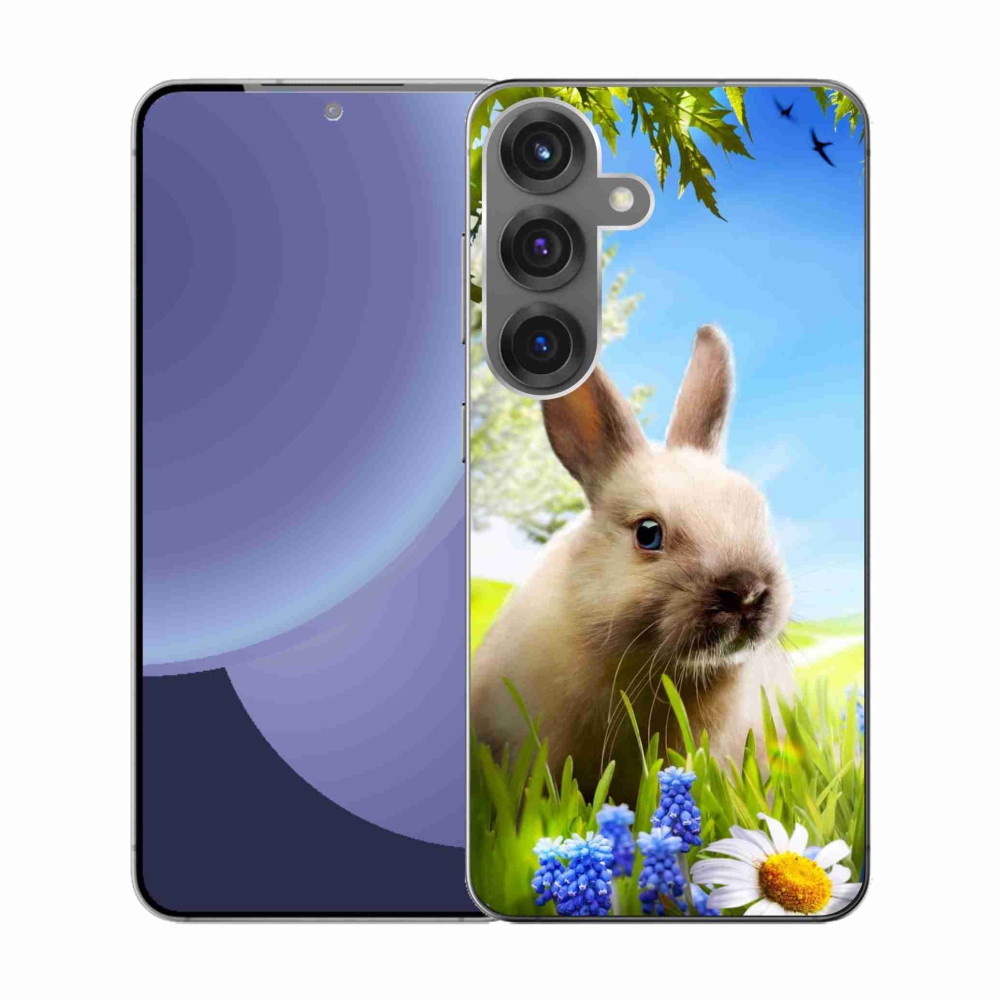 Gélový kryt mmCase na Samsung Galaxy S25 - zajačik