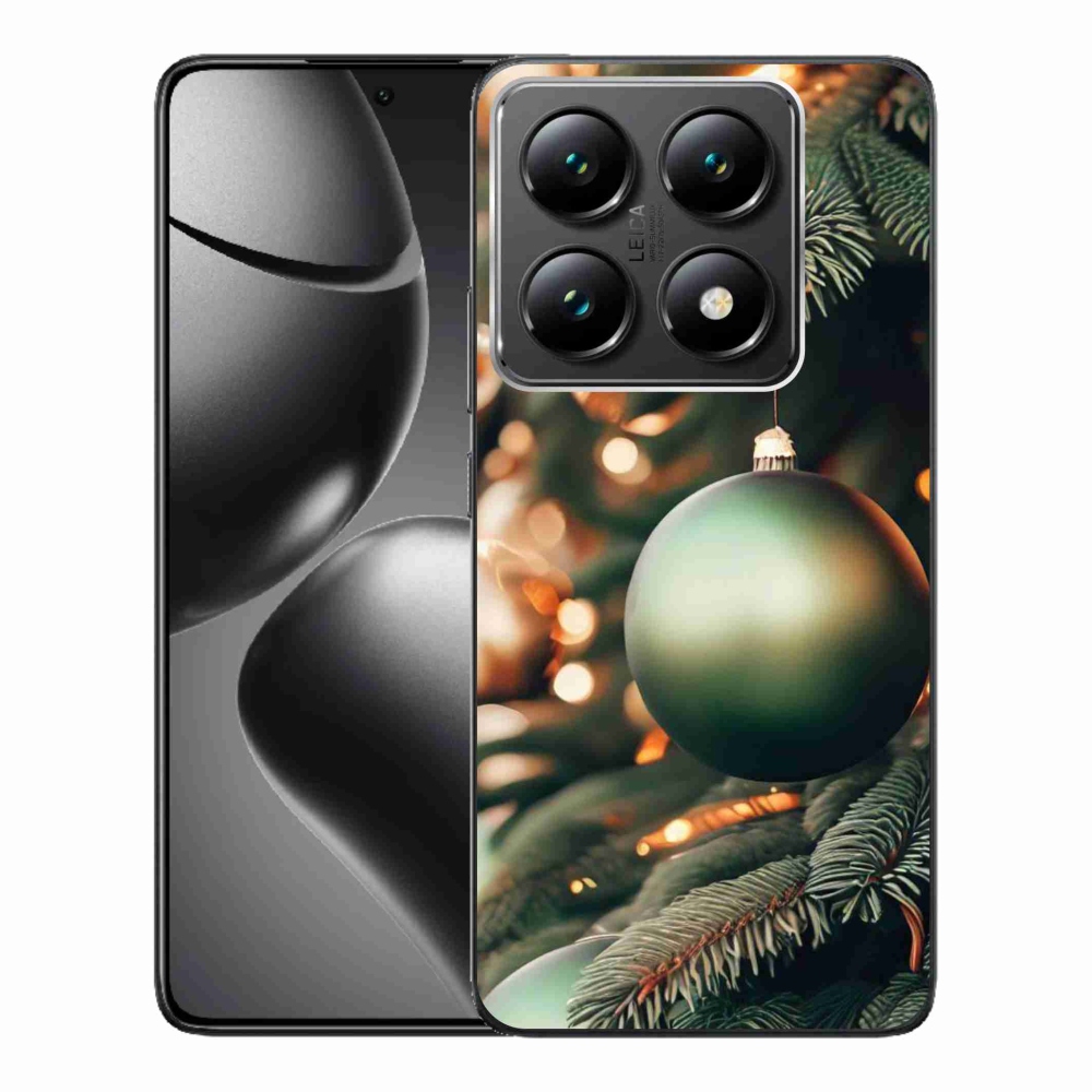 Gélový kryt mmCase na Xiaomi 14T Pro - vianočné ozdoby 1