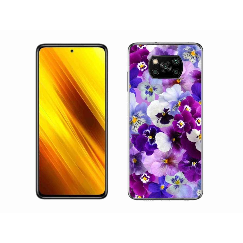 Gélový kryt mmCase na Xiaomi Poco X3 - kvety 9