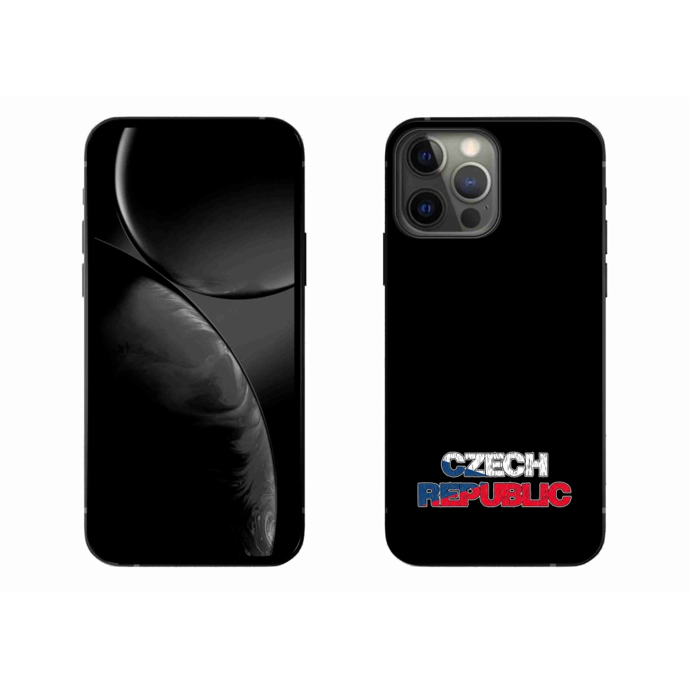 Gélový kryt mmCase na iPhone 13 Pro Max 6.7 - Slovak Republic čierne pozadie