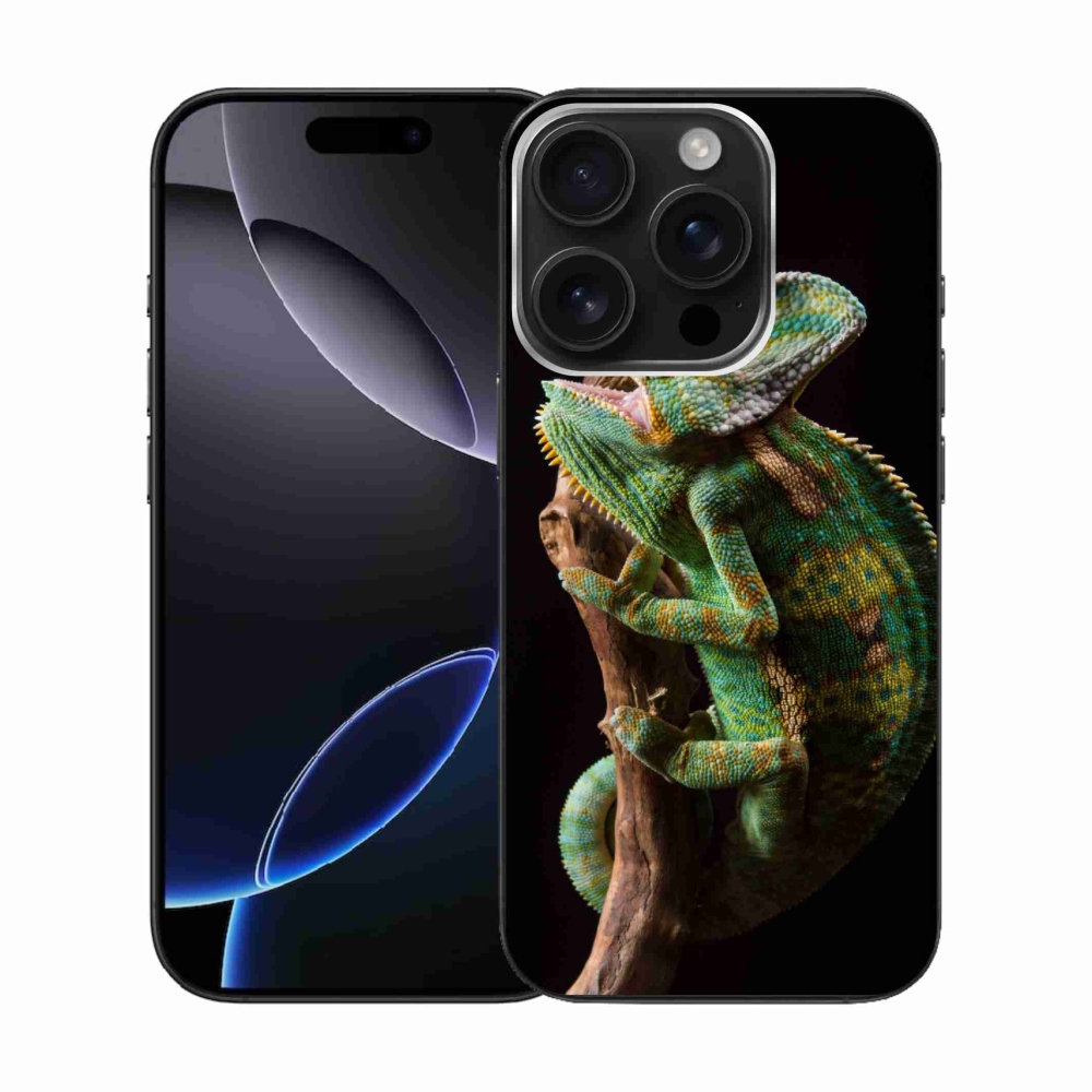 Gélový kryt mmCase na iPhone 16 Pro - chameleón