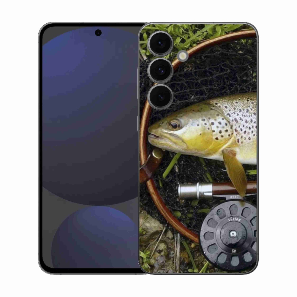 Gélový kryt mmCase na Samsung Galaxy S25 FE - pstruh 2