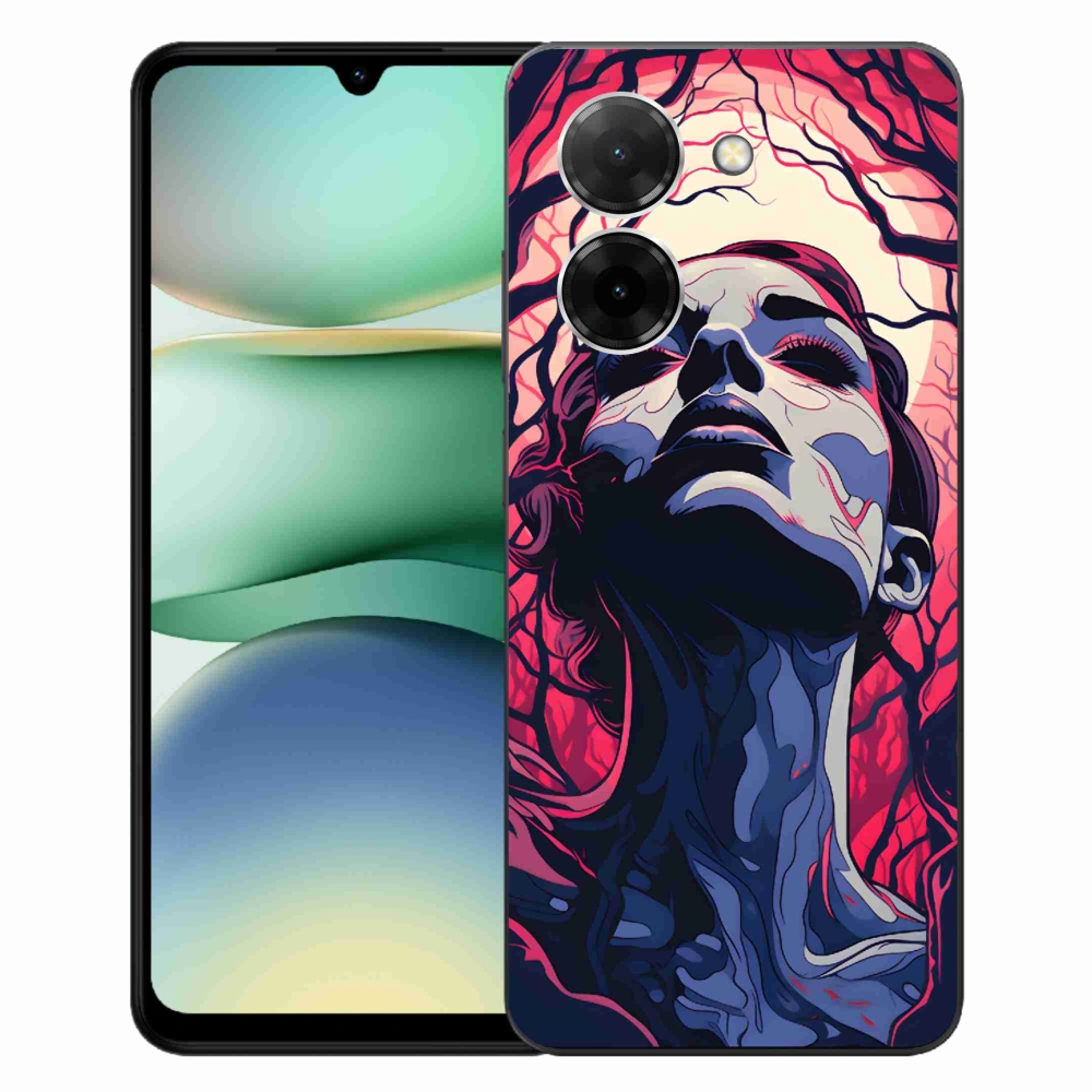 Gélový kryt mmCase na Xiaomi Redmi A5 - abstraktná tvár