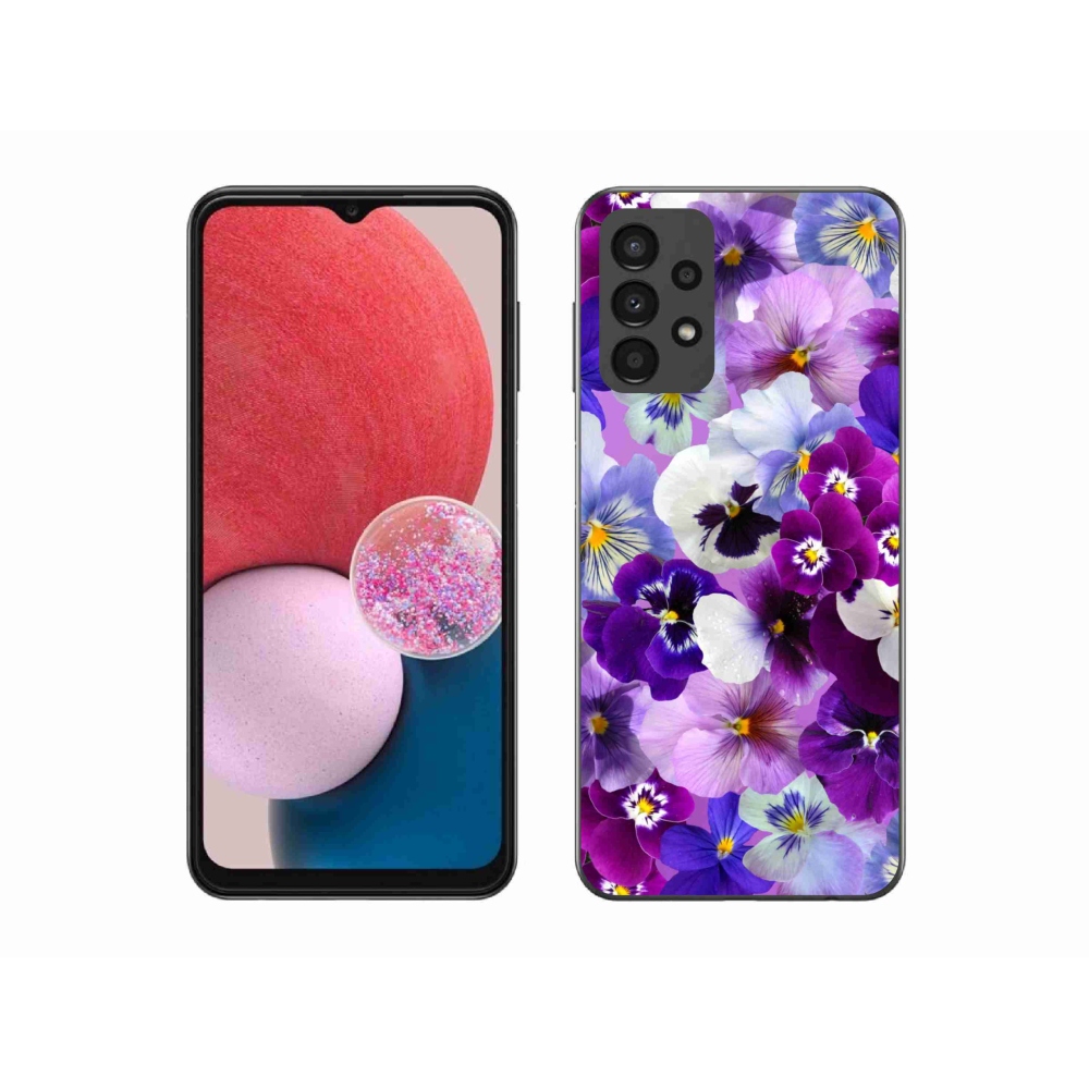 Gélový kryt mmCase na Samsung Galaxy A13 4G - kvety 9