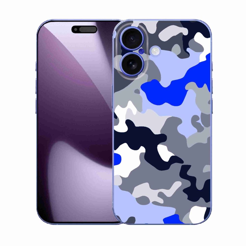 Gélový kryt mmCase na iPhone 17 - maskáčový vzor 8
