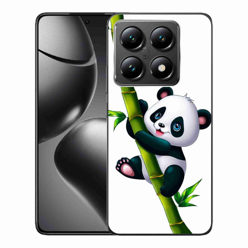 Gélový kryt mmCase na Xiaomi 14T - panda na bambuse