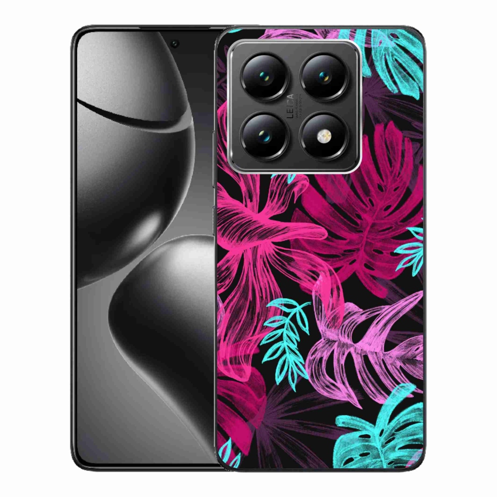 Gélový kryt mmCase na Xiaomi 14T - kvety 1