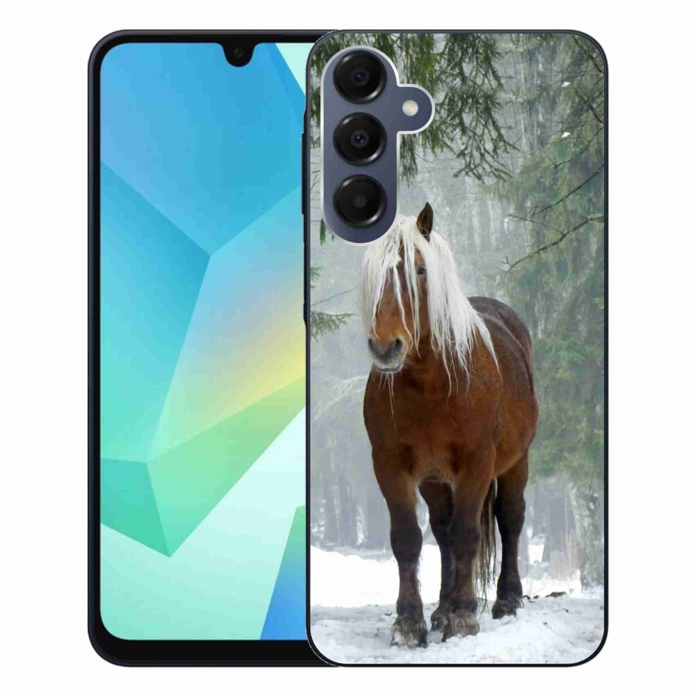 Gélový obal mmCase na Samsung Galaxy A16 4G/5G - kôň v lese