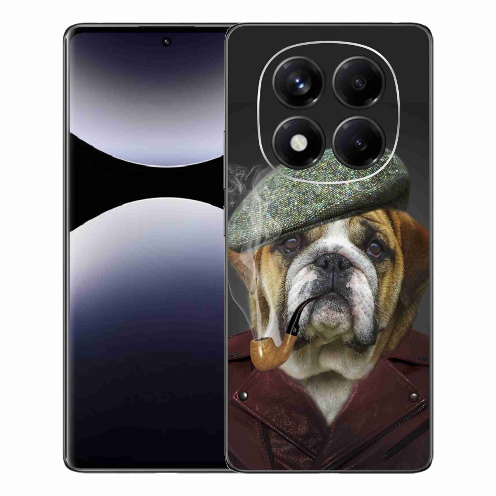 Gélový kryt mmCase na Xiaomi Redmi Note 14 Pro - pes s fajkou