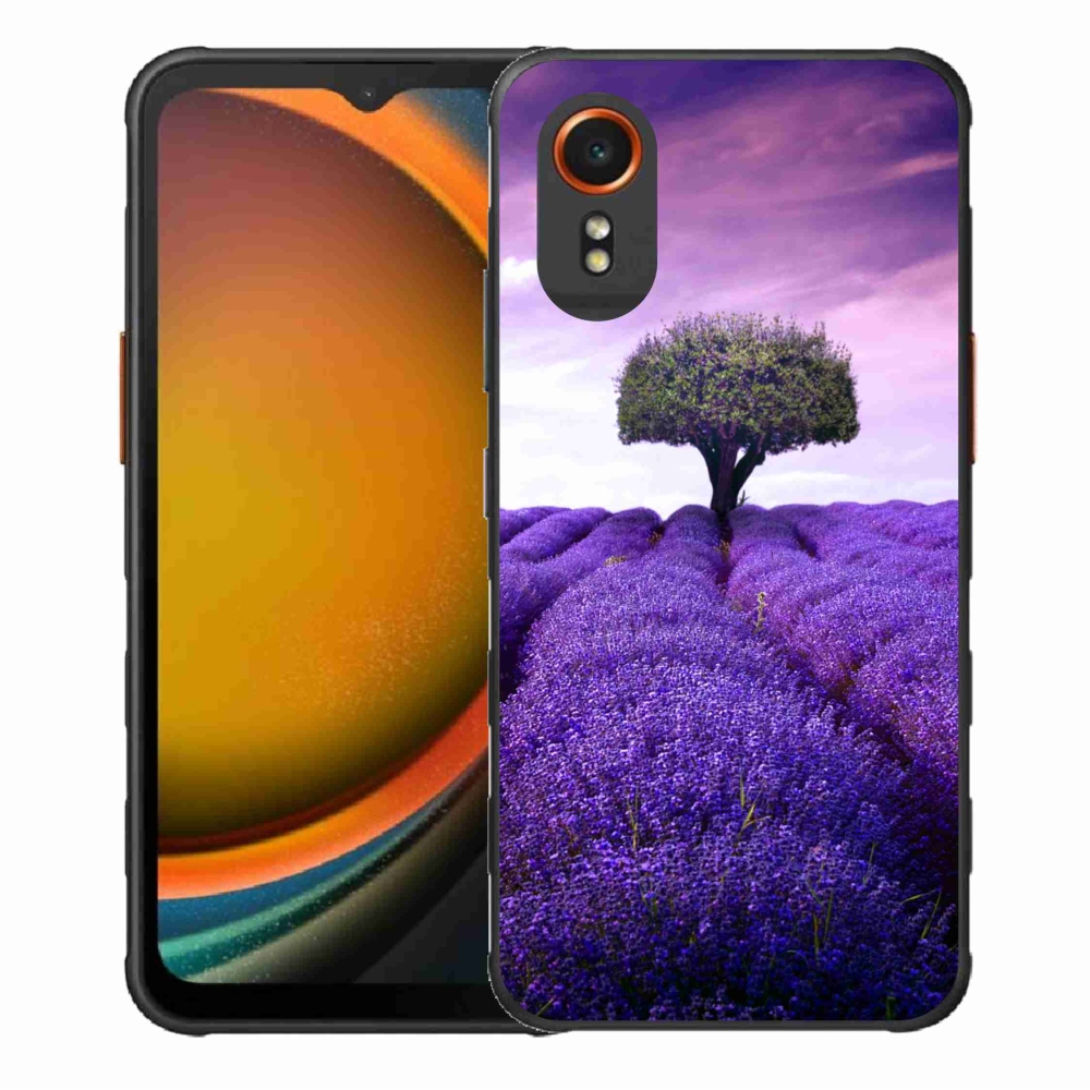 Gélový kryt mmCase na Samsung Galaxy Xcover 7 - levanduľová lúka