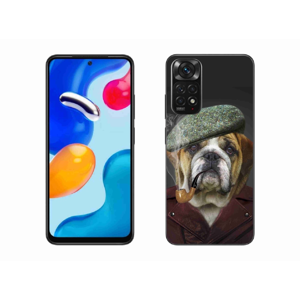 Gélový kryt mmCase na Xiaomi Redmi Note 11 4G - pes s fajkou