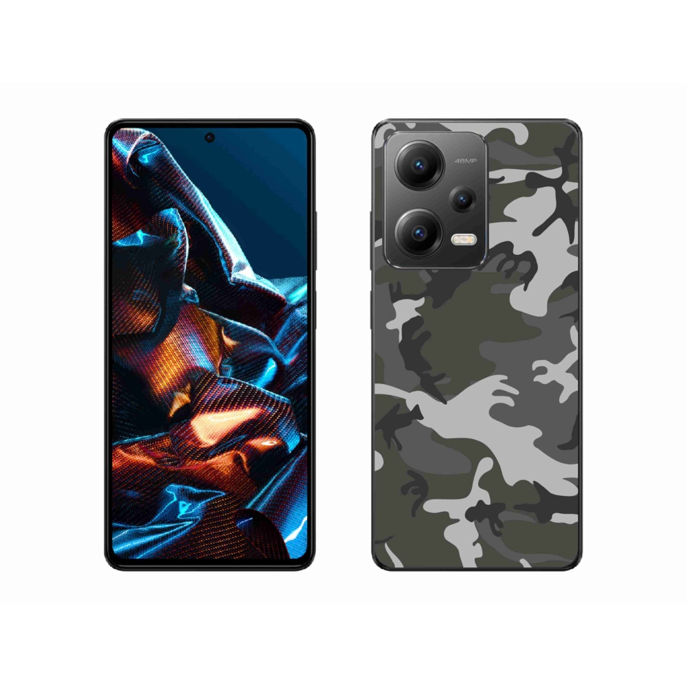 Gélový kryt mmCase na Xiaomi Redmi Note 12 Pre 5G - maskáčový vzor