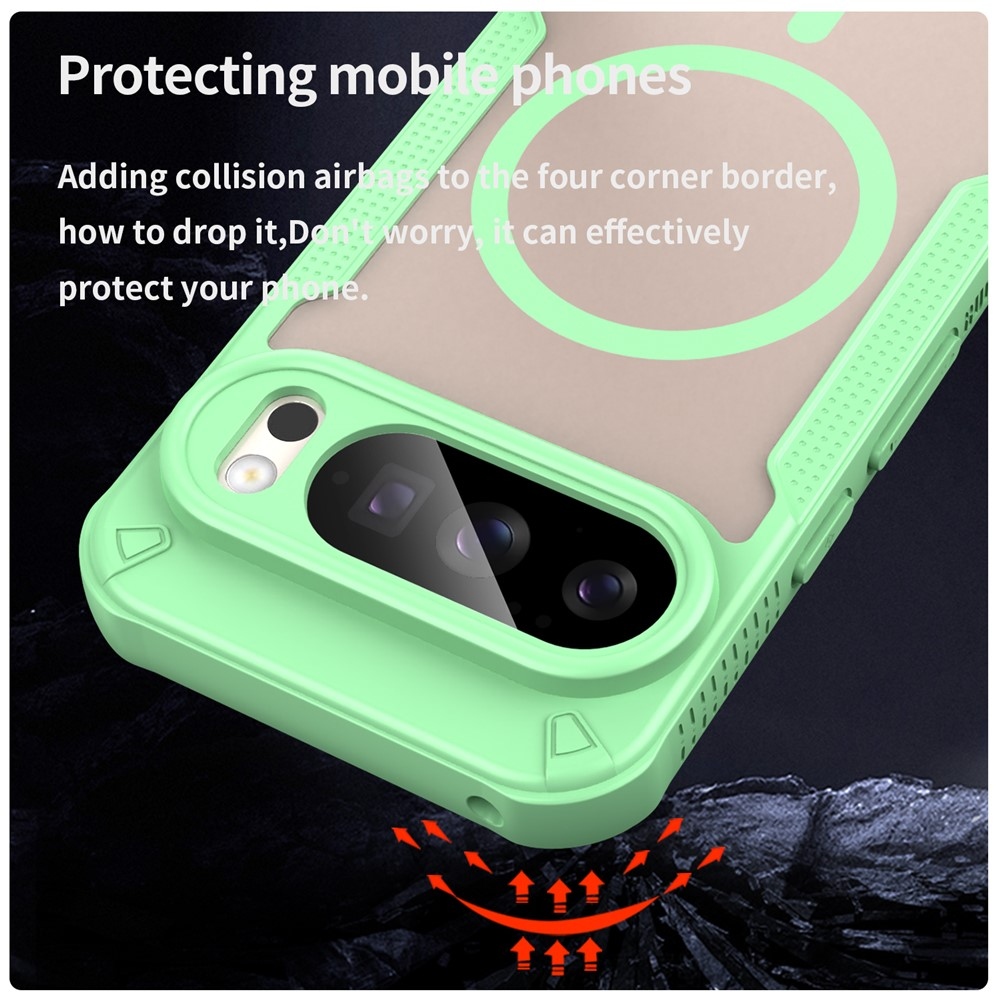 Froste odolný kryt s MagSafe na Google Pixel 10 Pro - zelený