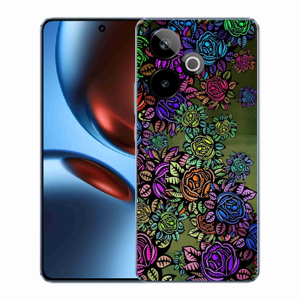 Gélový kryt mmCase na Realme GT 7 5G/GT 7T 5G - kvety 6