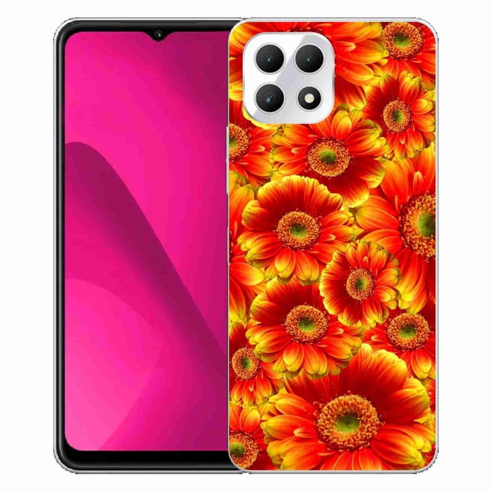 Gélový kryt mmCase na T-Mobile T Phone 2 - gerbera 1
