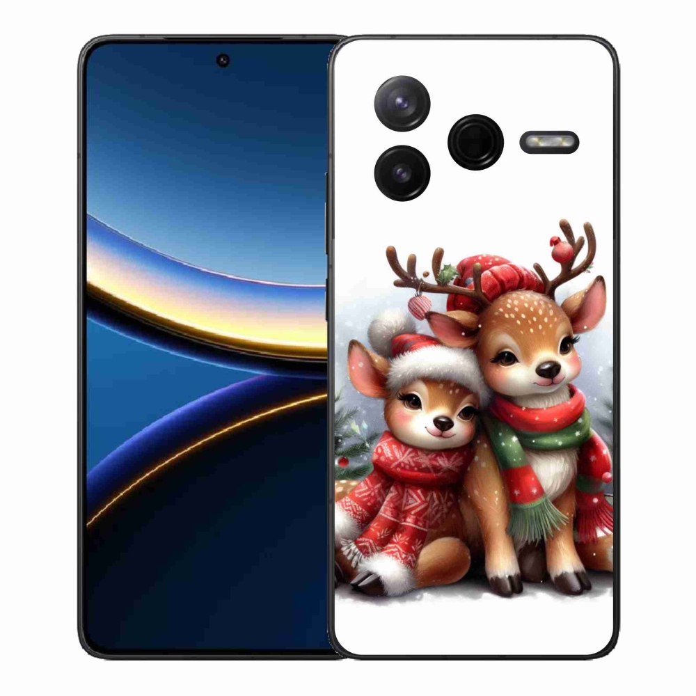 Gélový kryt mmCase na Xiaomi Poco F7 Pro - vianočné soby