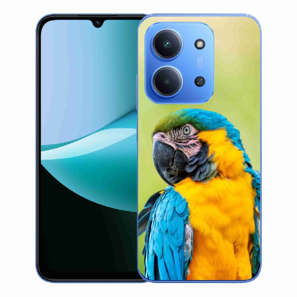 Gélový kryt mmCase na Xiaomi Redmi 15C 4G/5G (173mm) - papagáj ara 2