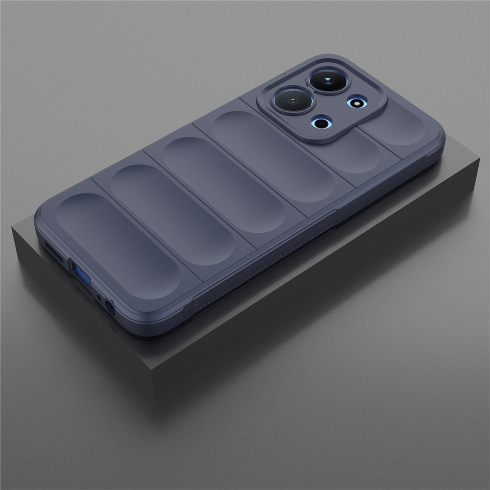 Rugg odolný gélový obal na Xiaomi Redmi 15C 4G (171mm)/Poco C85 4G (171mm) - tmavomodrý