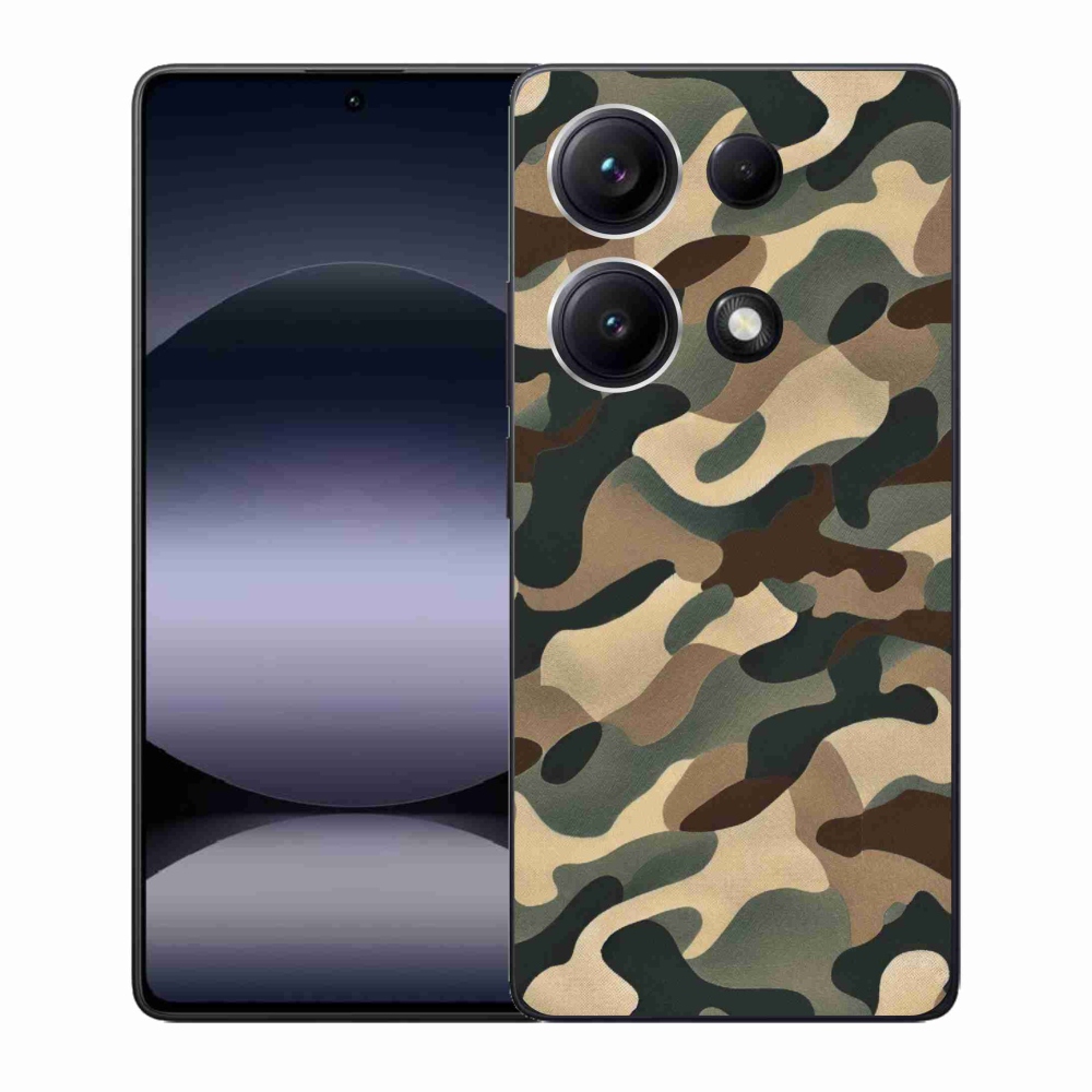 Gélový kryt mmCase na Xiaomi Redmi Note 14S - maskáčový vzor 11