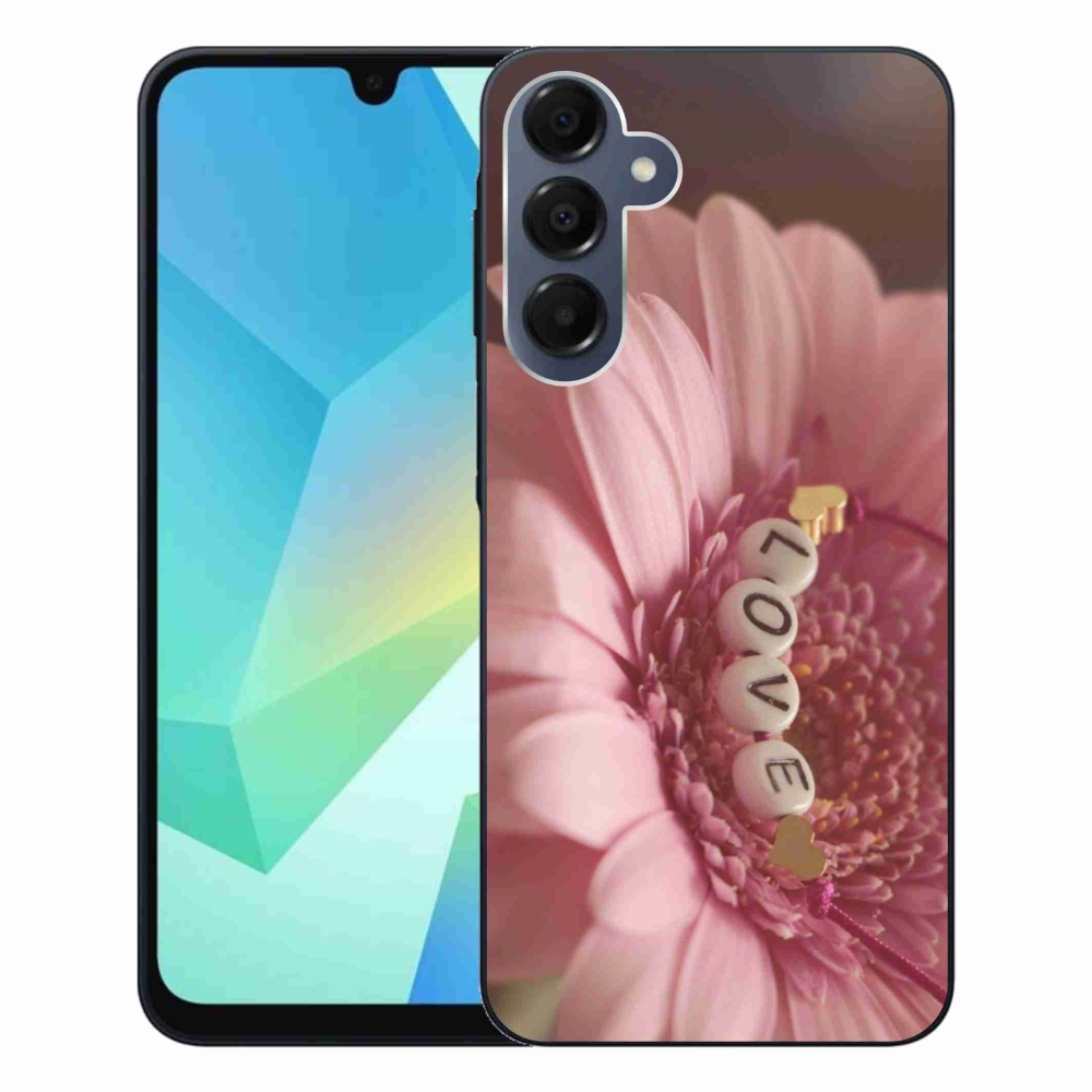 Gélový kryt mmCase na Samsung Galaxy A16 4G/5G - prívesok love