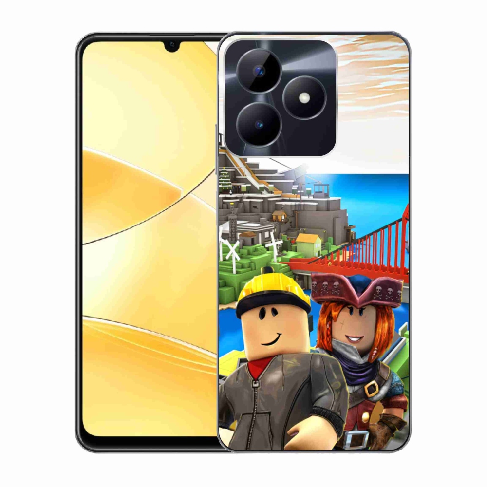 Gélový kryt mmCase na Realme C51/C53 - roblox 1