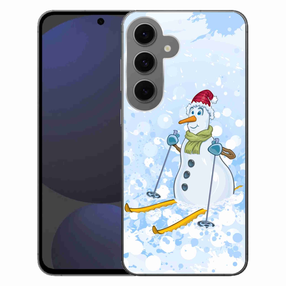 Gélový kryt mmCase na Samsung Galaxy S24 FE - snehuliak
