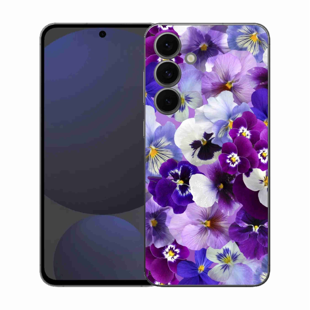 Gélový kryt mmCase na Samsung Galaxy S25 FE - kvety 9