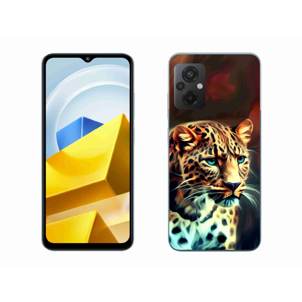 Gélový kryt mmCase na Xiaomi Poco M5 4G - leopard