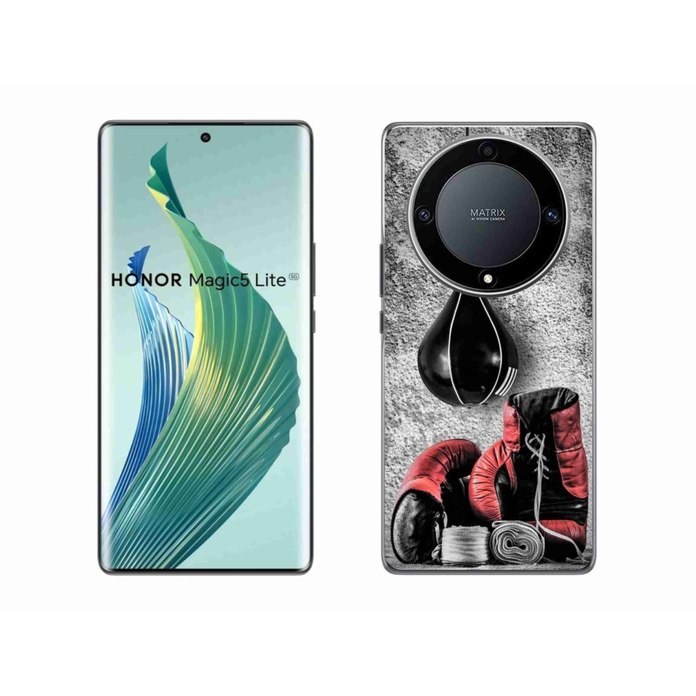 Gélový kryt mmCase na Honor Magic 5 Lite 5G - boxovacie vrece a rukavice