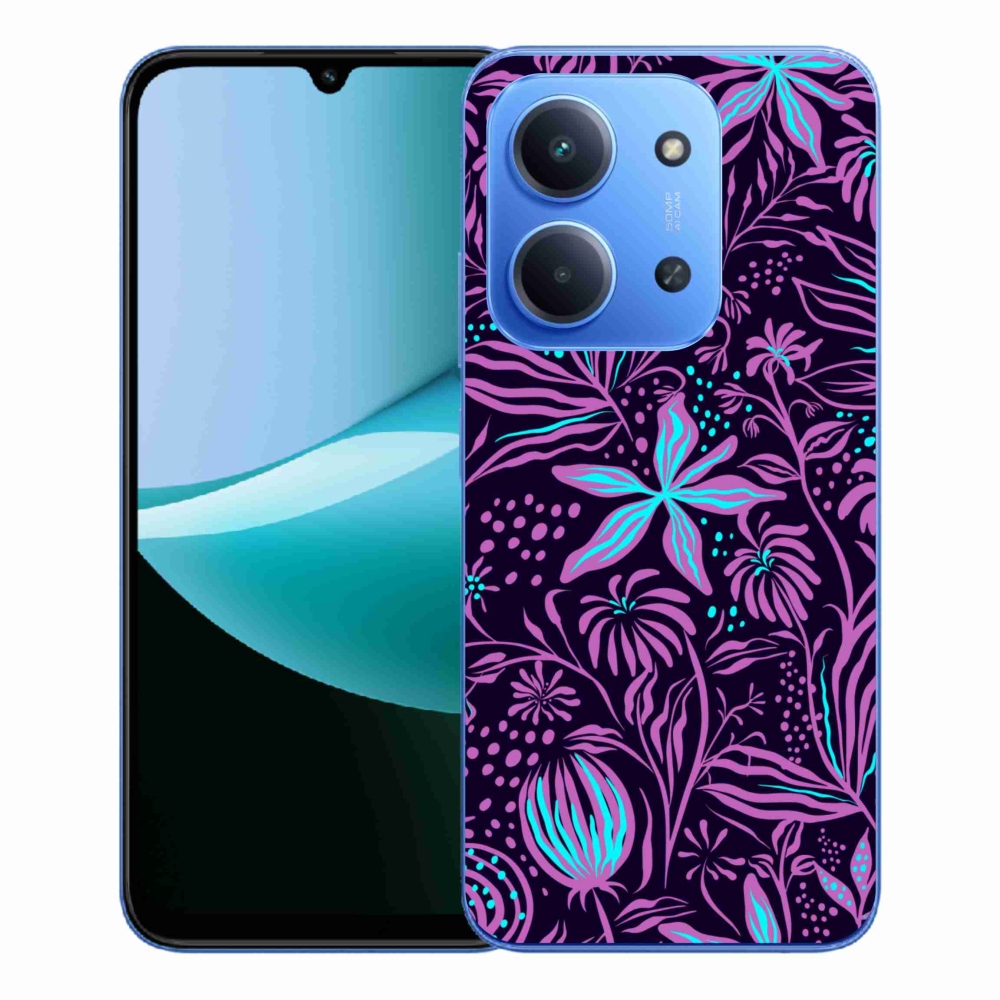 Gélový kryt mmCase na Xiaomi Redmi 15C 4G/5G (173mm) - kvety 2