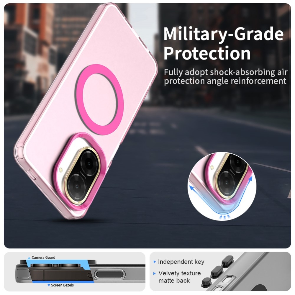 Candy gélový obal s MagSafe na Xiaomi Redmi A5 (171.7x77.8x8.3mm) - červený