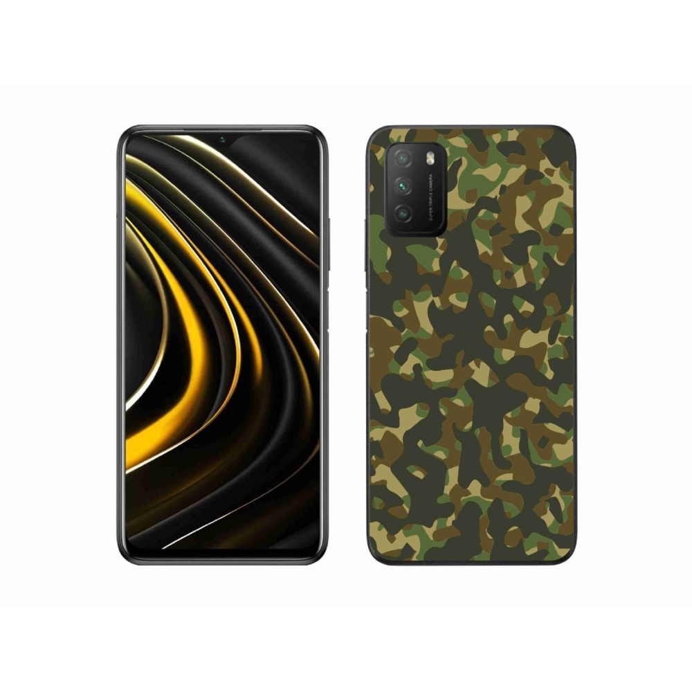 Gélový kryt mmCase na Xiaomi Poco M3 - maskáčový vzor 1