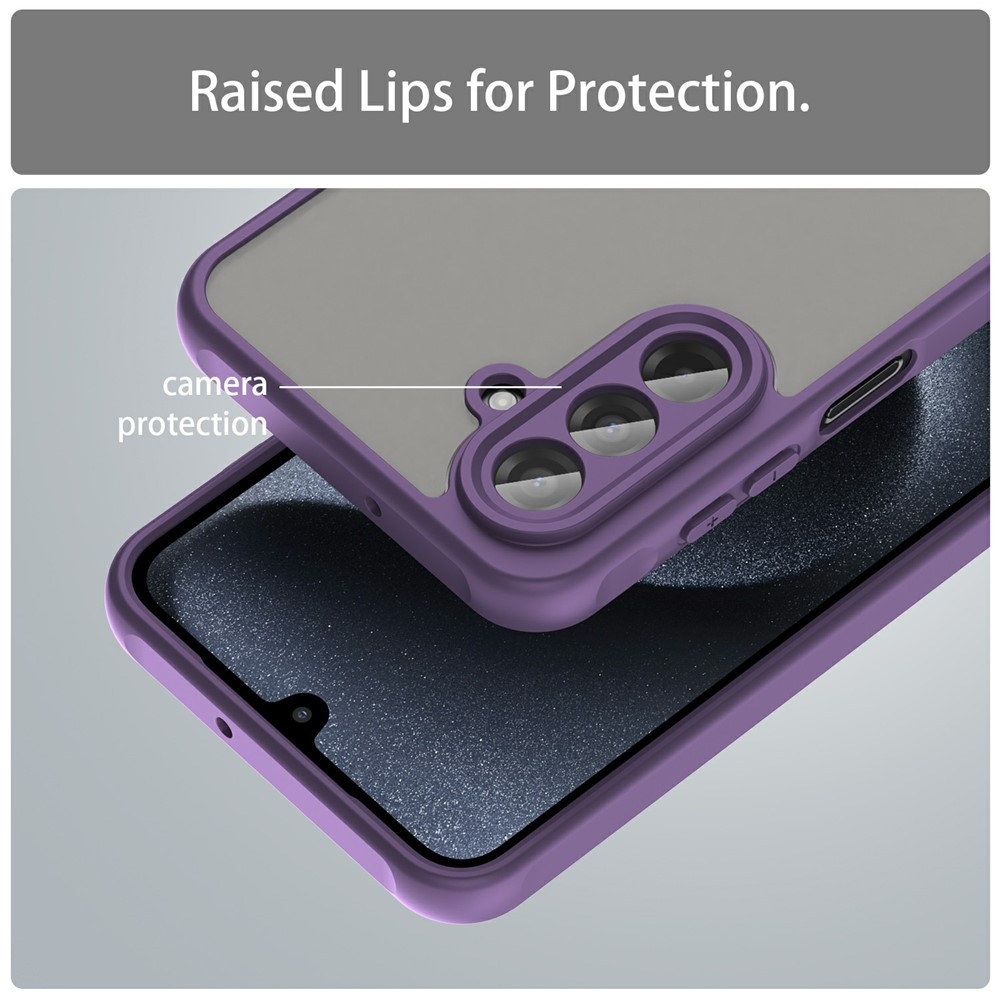 Proof gélový obal s pevným chrbtom na Samsung Galaxy A17 5G - fialový