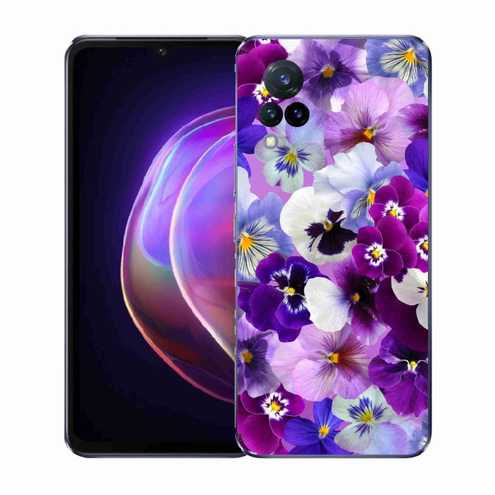 Gélový kryt mmCase na Vivo V21 4G/5G - kvety 9