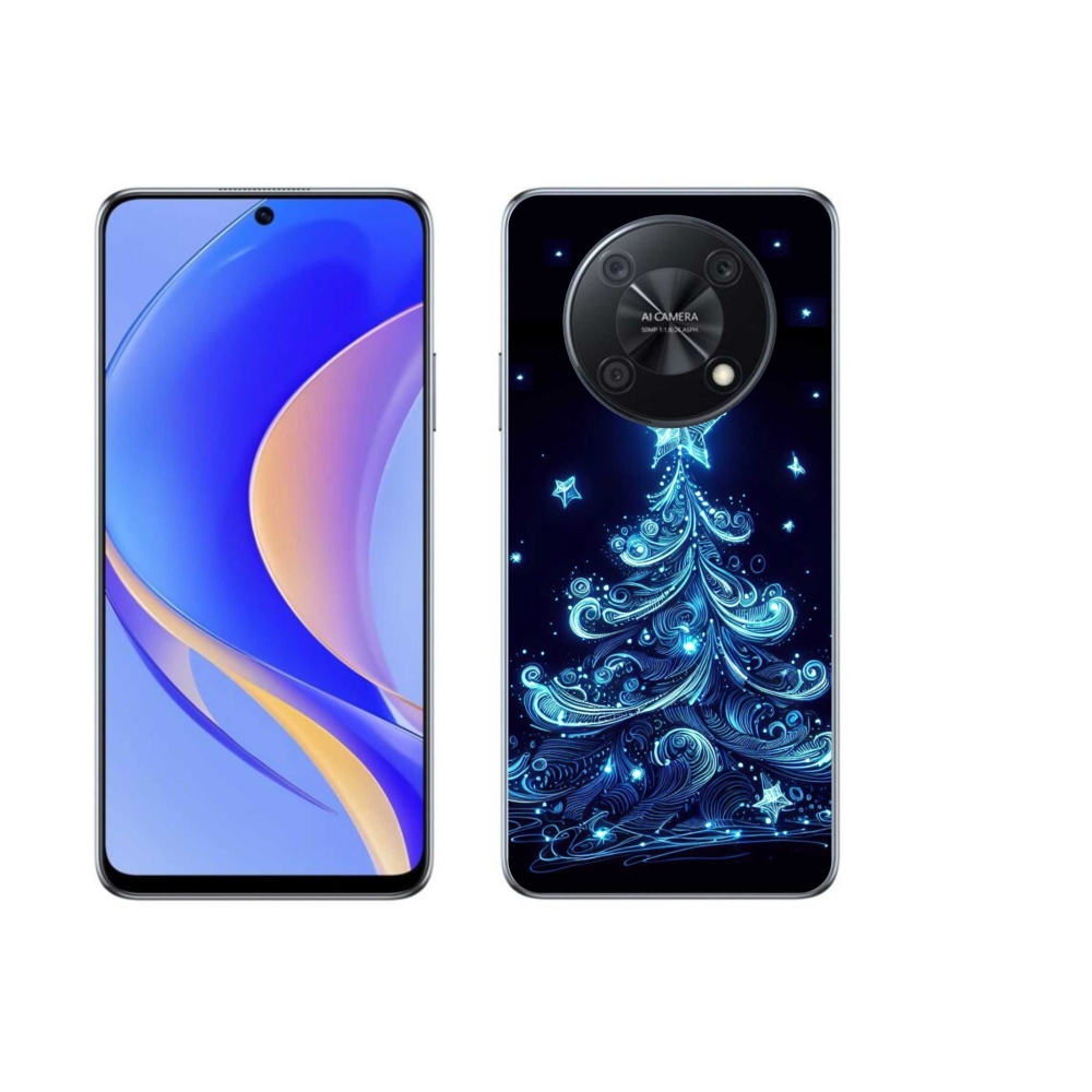 Gélový kryt mmCase na Huawei Nova Y90 - neónový vianočný stromček 4