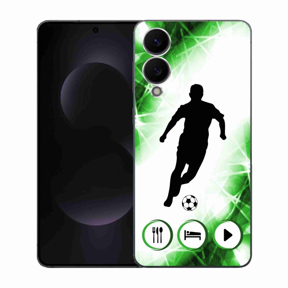 Gélový kryt mmCase na Samsung Galaxy S25 Edge - futbalista