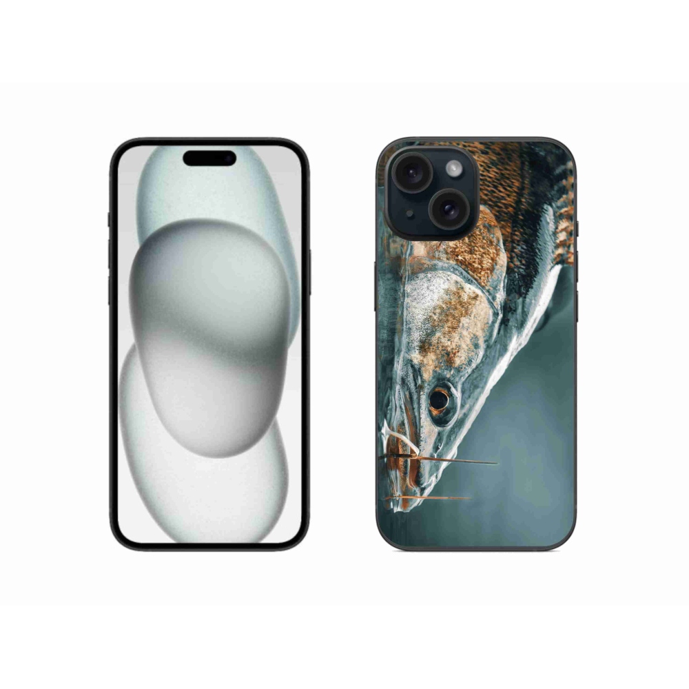 Gélový obal mmCase na iPhone 15 - zubáč