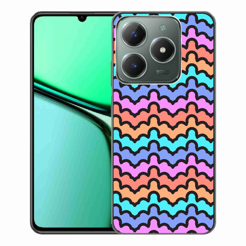 Gélový kryt mmCase na Realme C61 - abstraktný motív 30