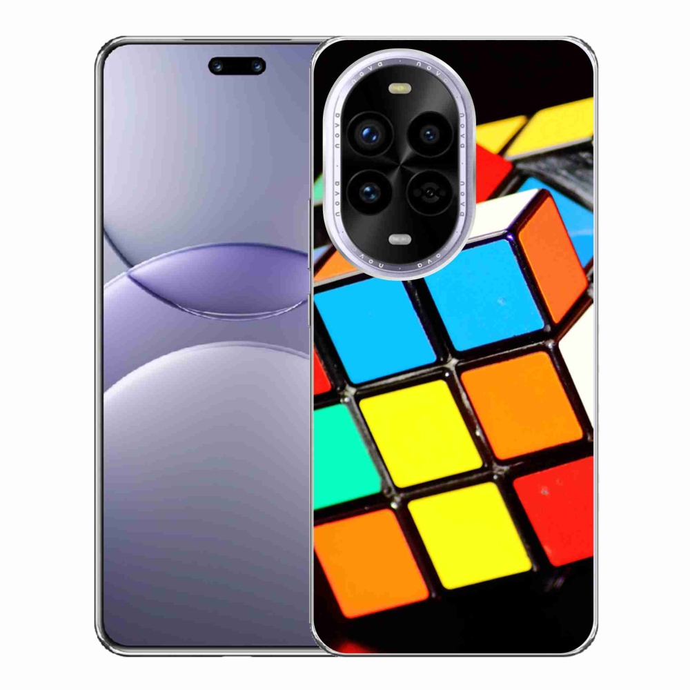 Gélový kryt mmCase na Huawei Nova 13 Pro 5G - rubikova kocka
