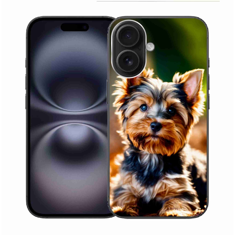 Gélový kryt mmCase na iPhone 16 - yorkšír 10