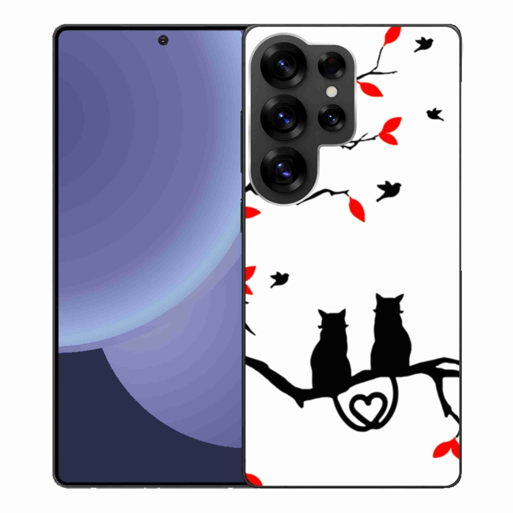 Gélový kryt mmCase na Samsung Galaxy S25 Ultra - mačacia láska