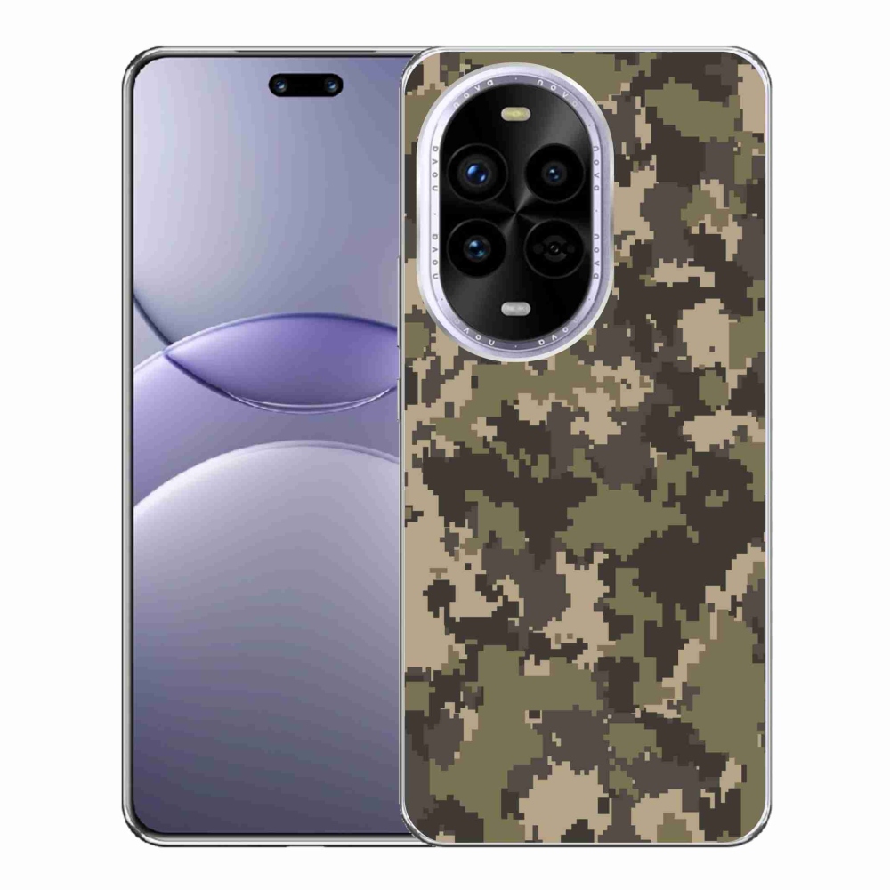 Gélový kryt mmCase na Huawei Nova 13 Pro 5G - maskáčový vzor 12