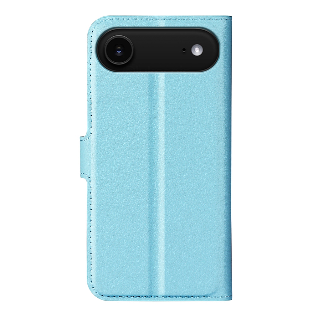 Litchi knižkové púzdro na iPhone 17 Air - modré